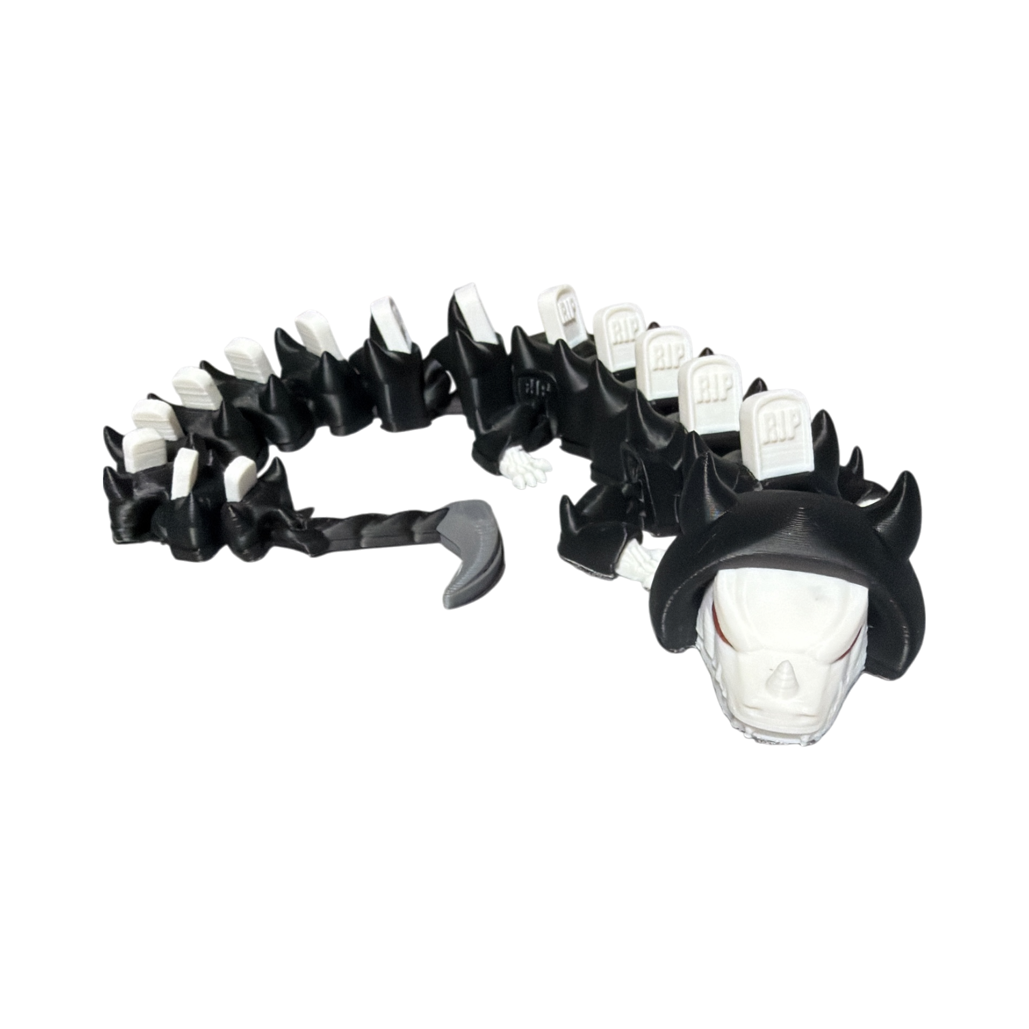 3D‑Printed Grim Reaper Dragon – Dark, Mythical &amp; Fully Articulated