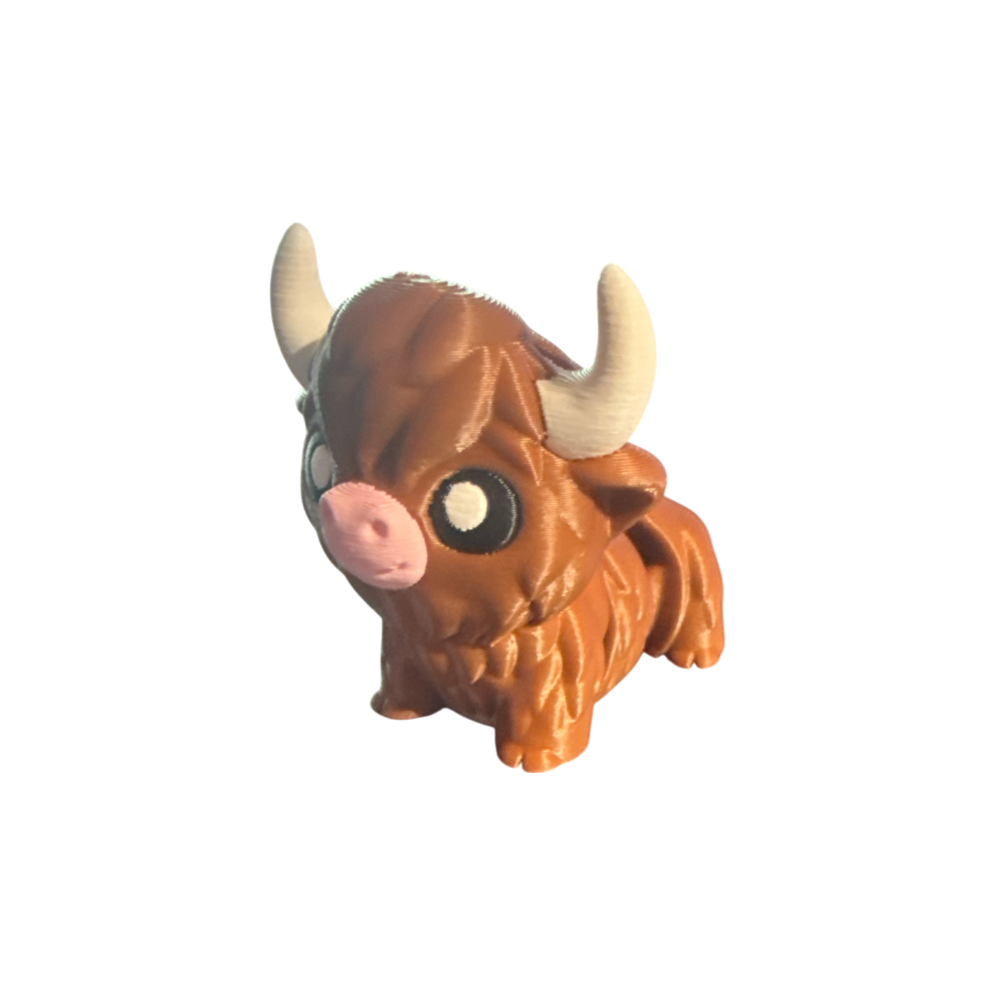 3D‑Printed Highland Cow – Adorably Chunky, Fully Articulated &amp; Impossible Not to Love