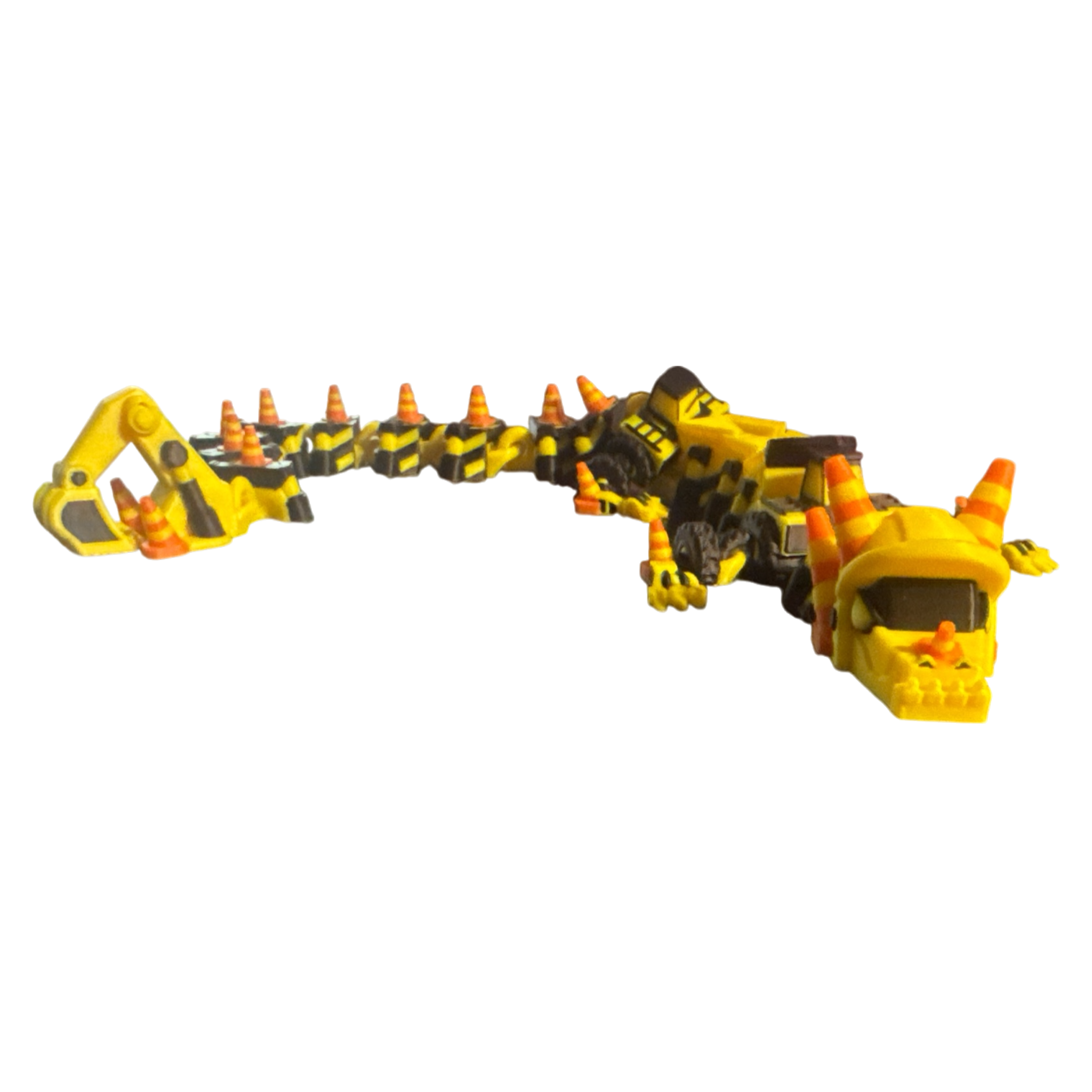 🐉 3D‑Printed Construction Dragon – Articulated, Durable &amp; Ready for the Jobsite!