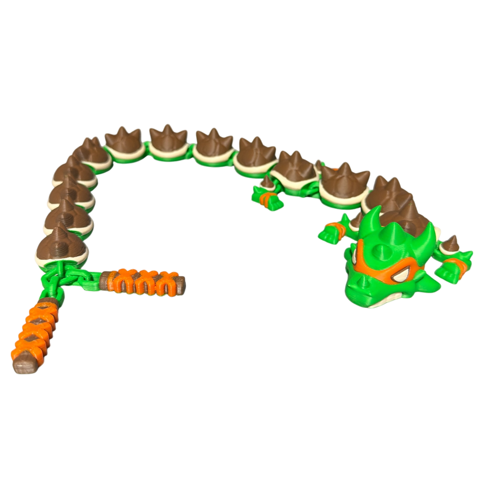 Articulated Karate Dragon – Hand‑Finished 3D Printed Collectible