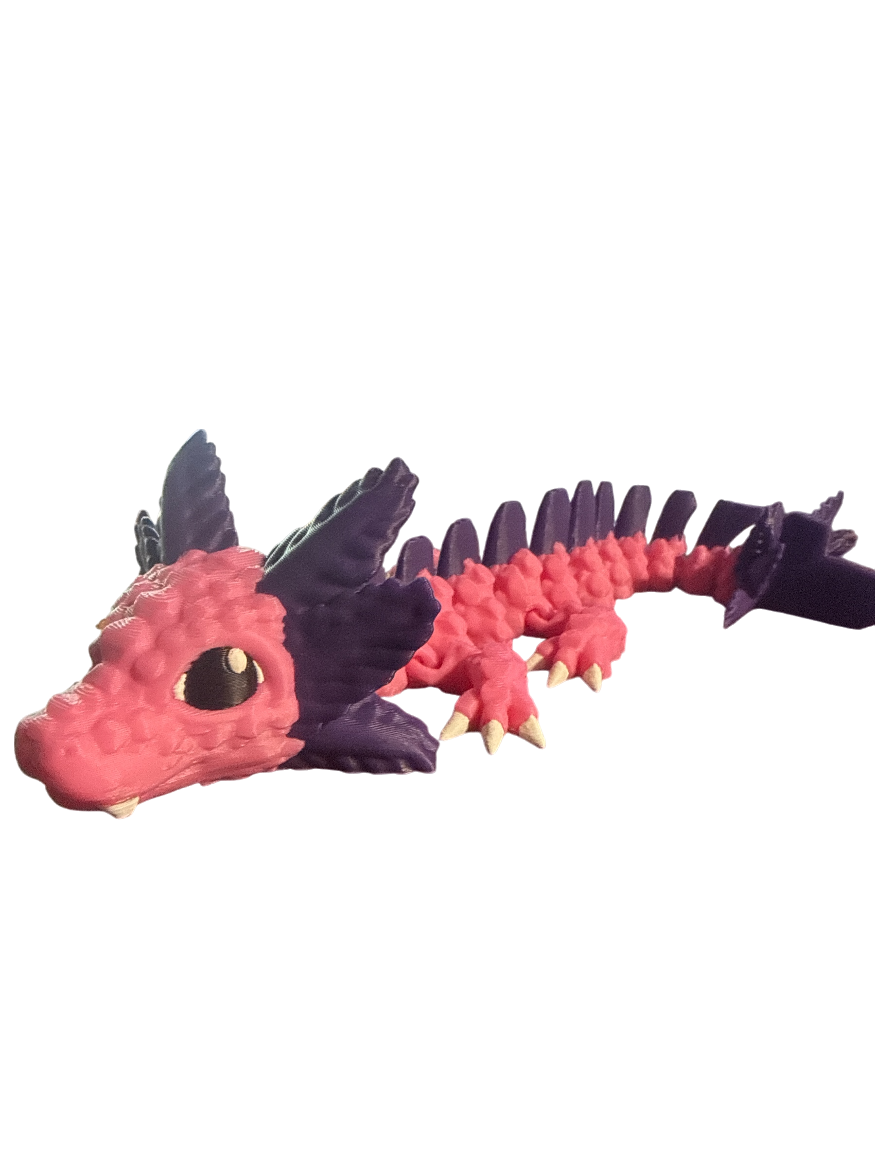 Large 3D Printed Axolotl – Extra‑Durable Flexi Design