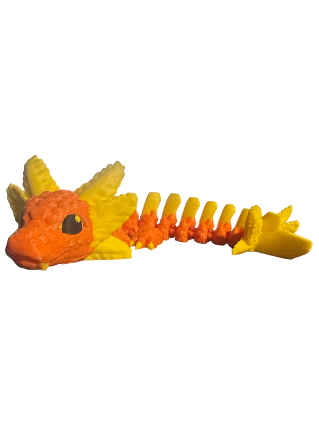 Large 3D Printed Axolotl – Extra‑Durable Flexi Design