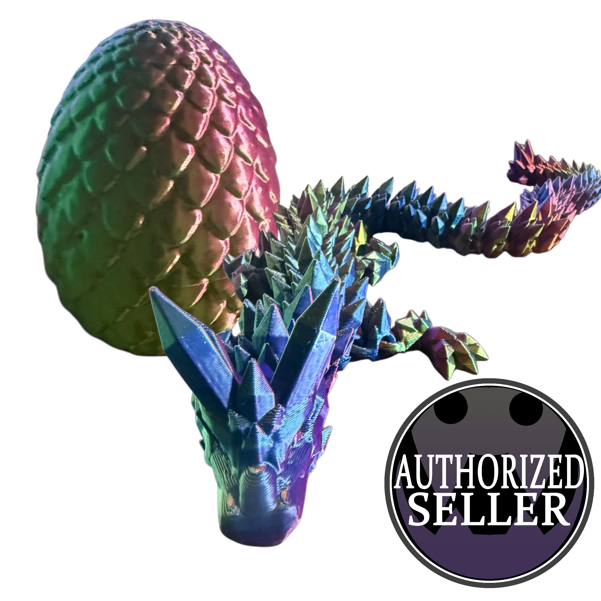 ✨ Crystal Dragon – Fully Articulated 3D Printed Collectible