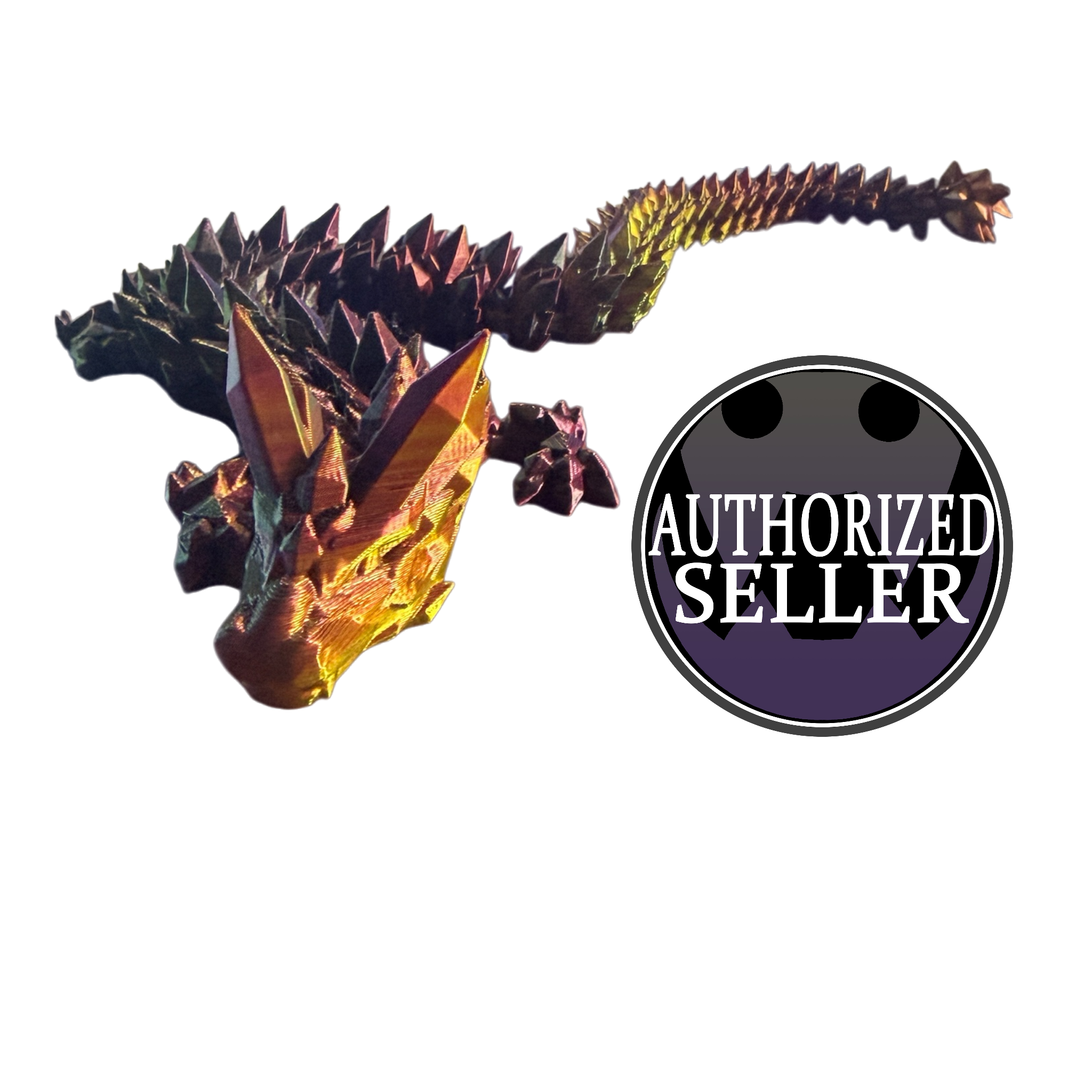 ✨ Crystal Dragon – Fully Articulated 3D Printed Collectible
