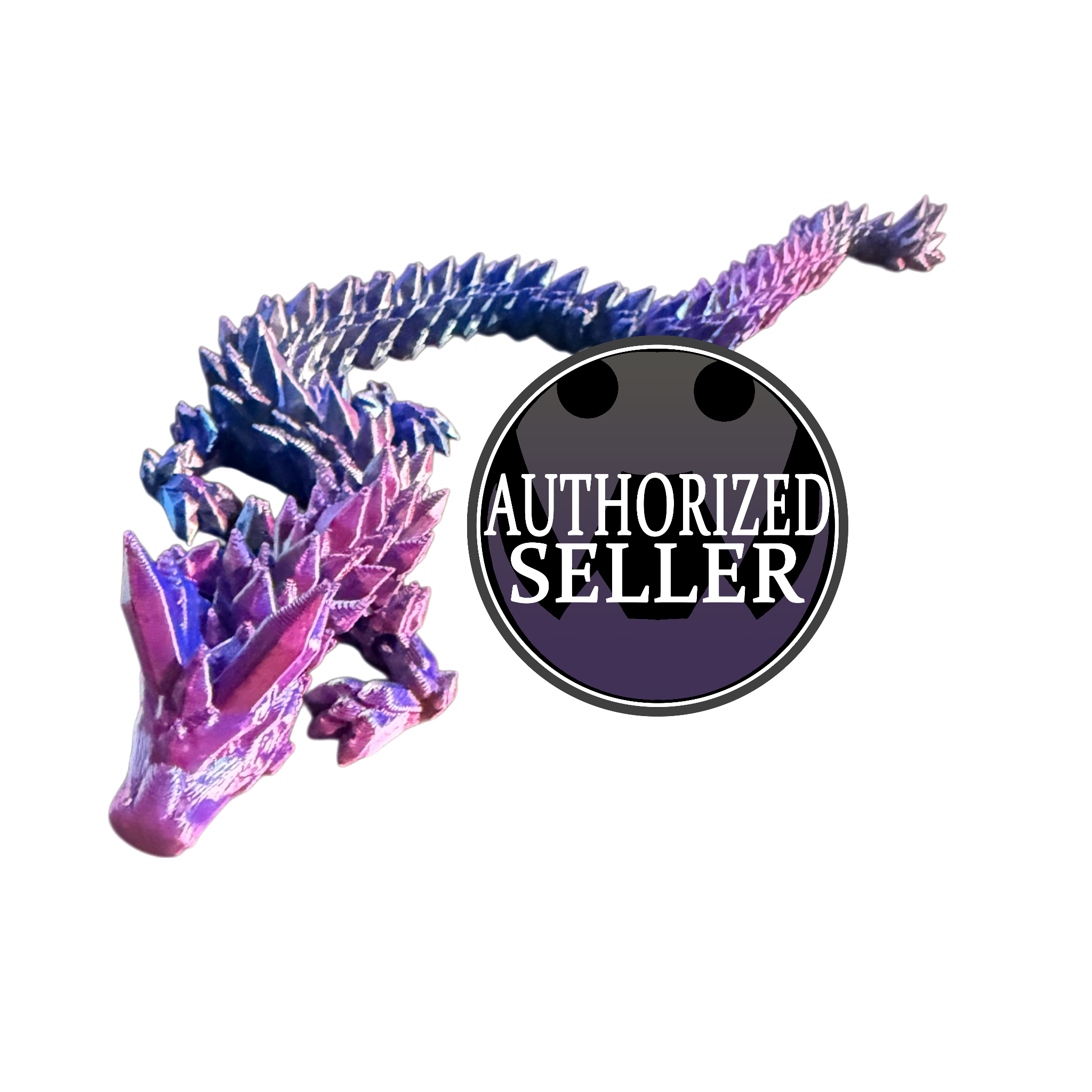 ✨ Crystal Dragon – Fully Articulated 3D Printed Collectible