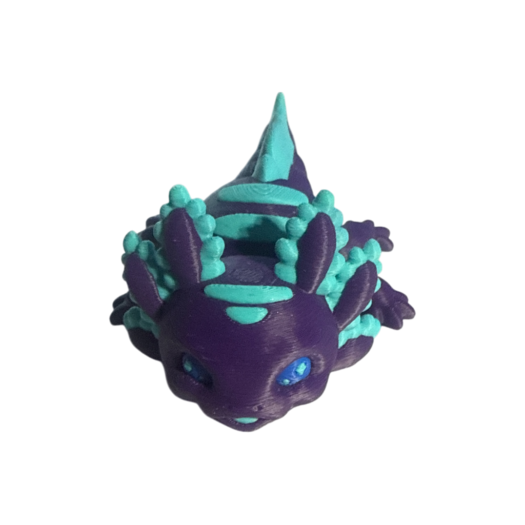 3D‑Printed Articulating Axolotl