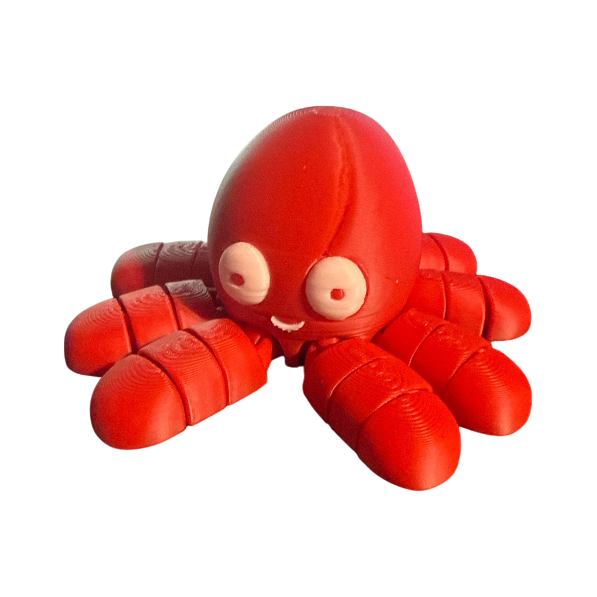 3D‑Printed Fully Articulating Octopus – Durable Flexi Desk Toy &amp; Display Model
