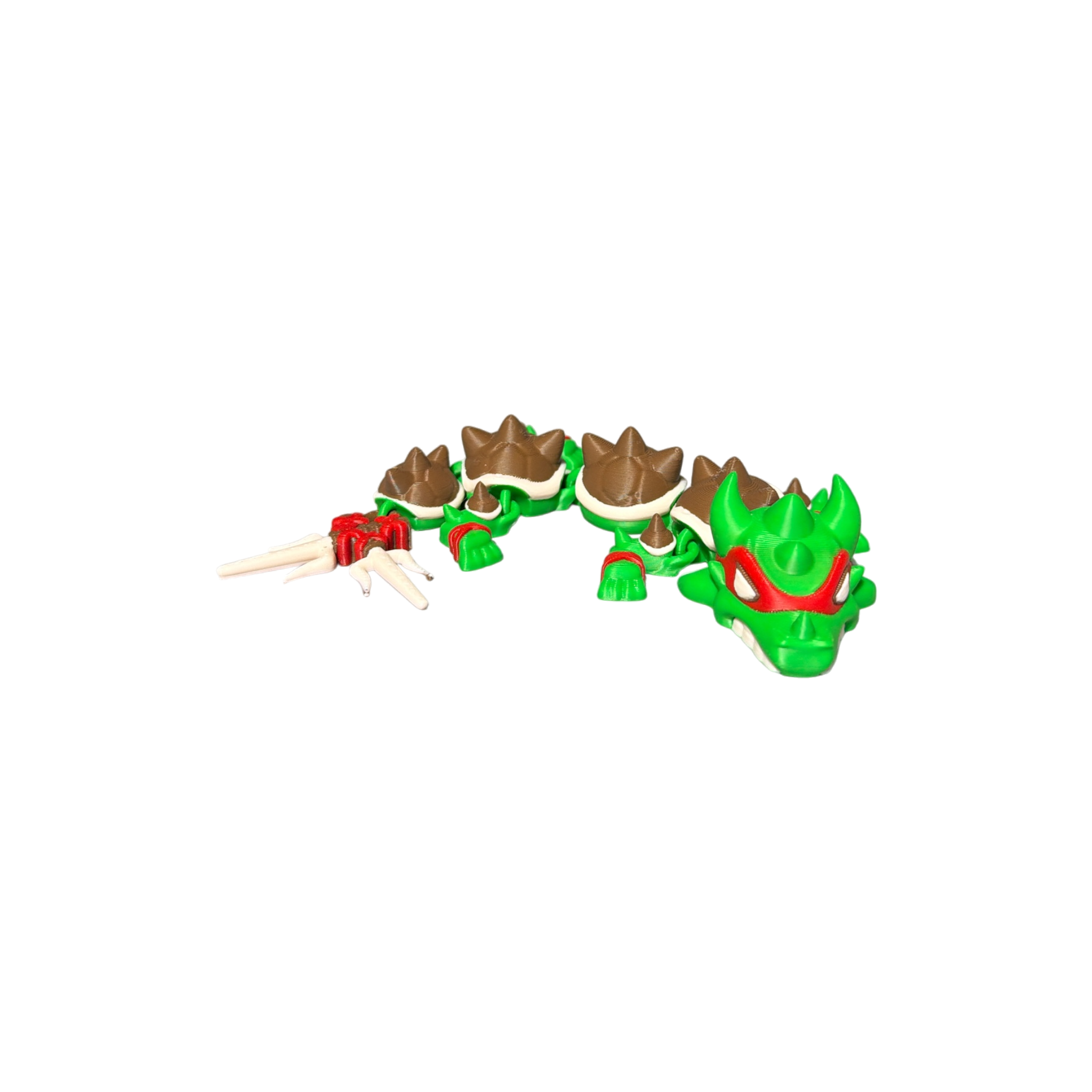 Articulated Karate Dragon – Hand‑Finished 3D Printed Collectible