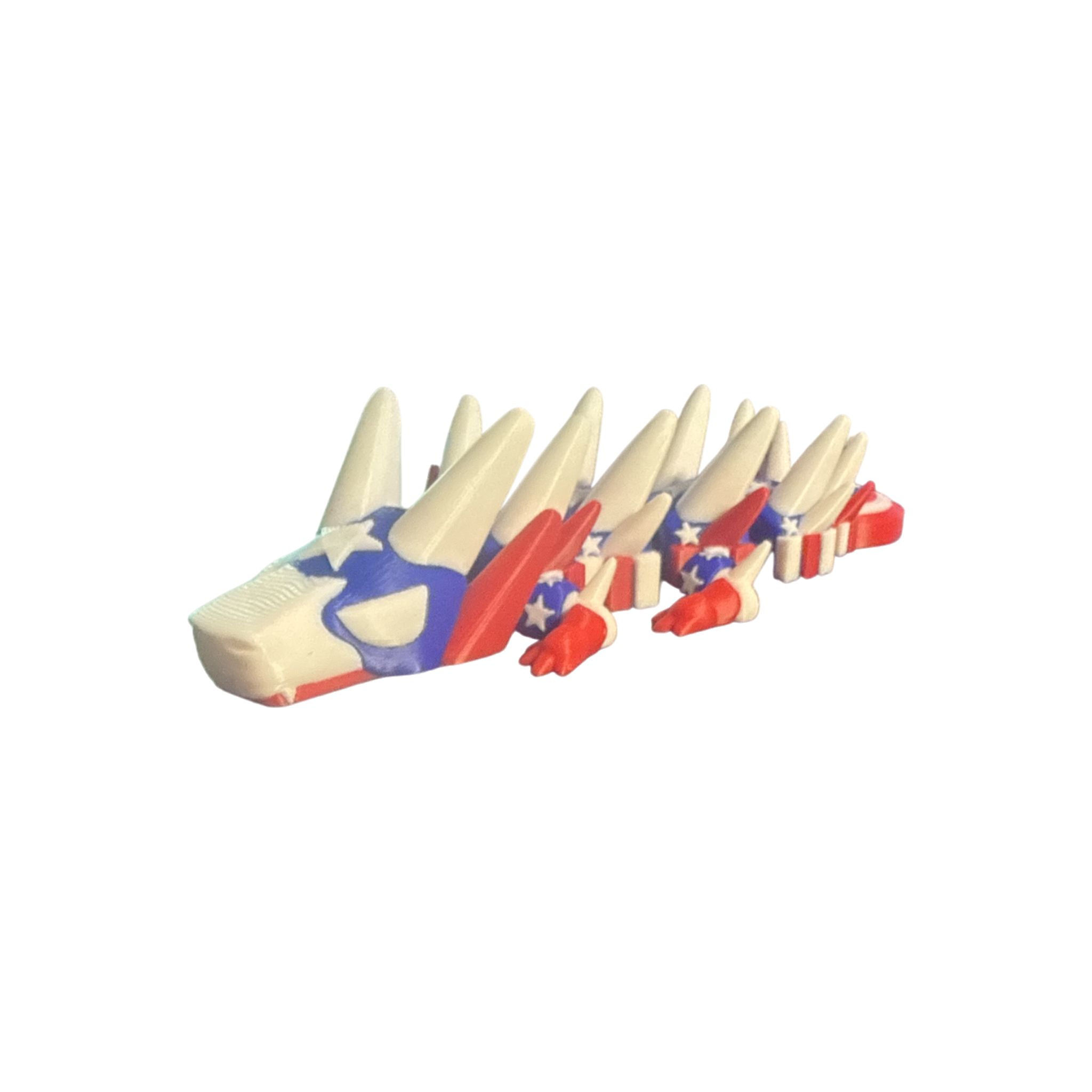 3D‑Printed American Dragon – Fierce, Flexible &amp; Fully Articulated