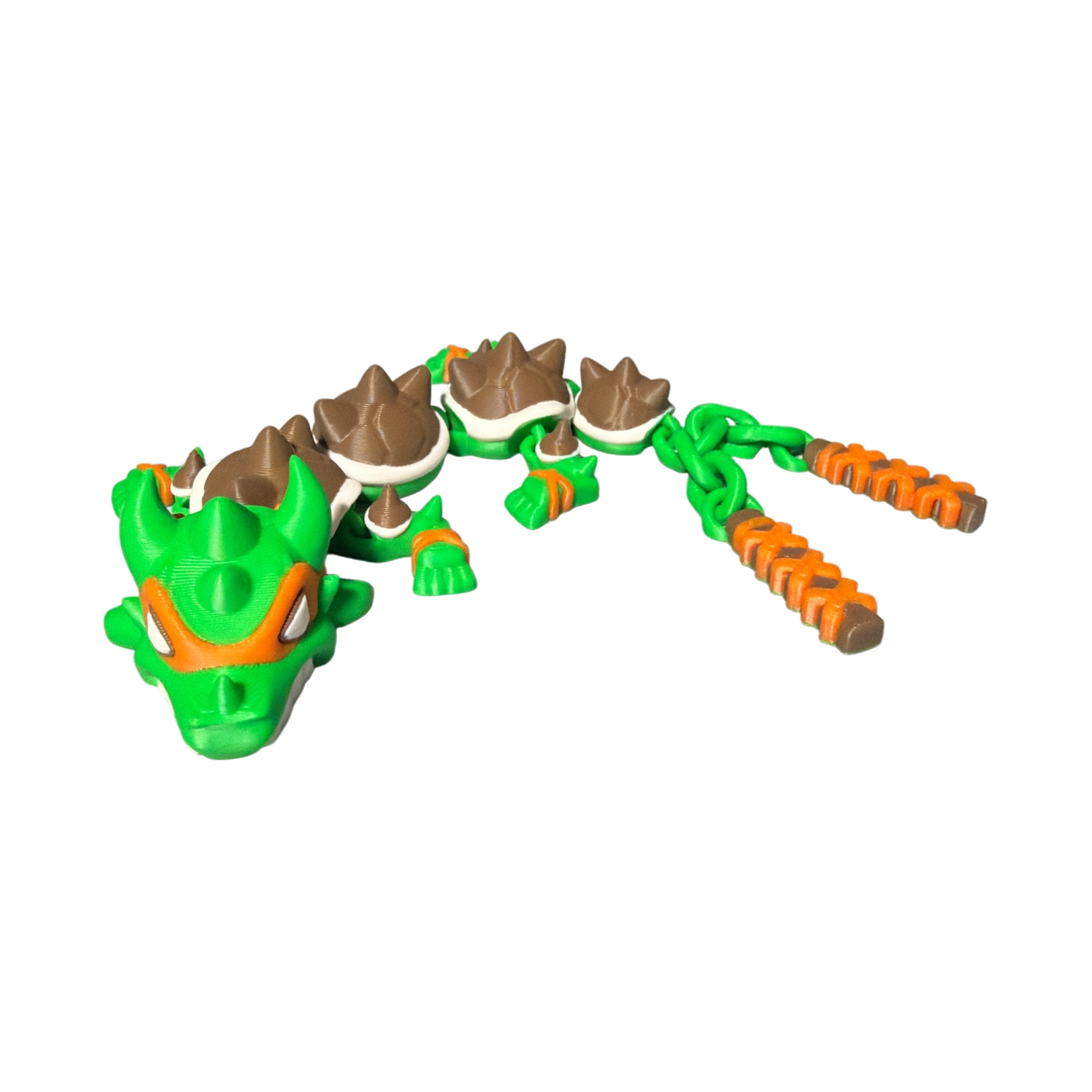 Articulated Karate Dragon – Hand‑Finished 3D Printed Collectible