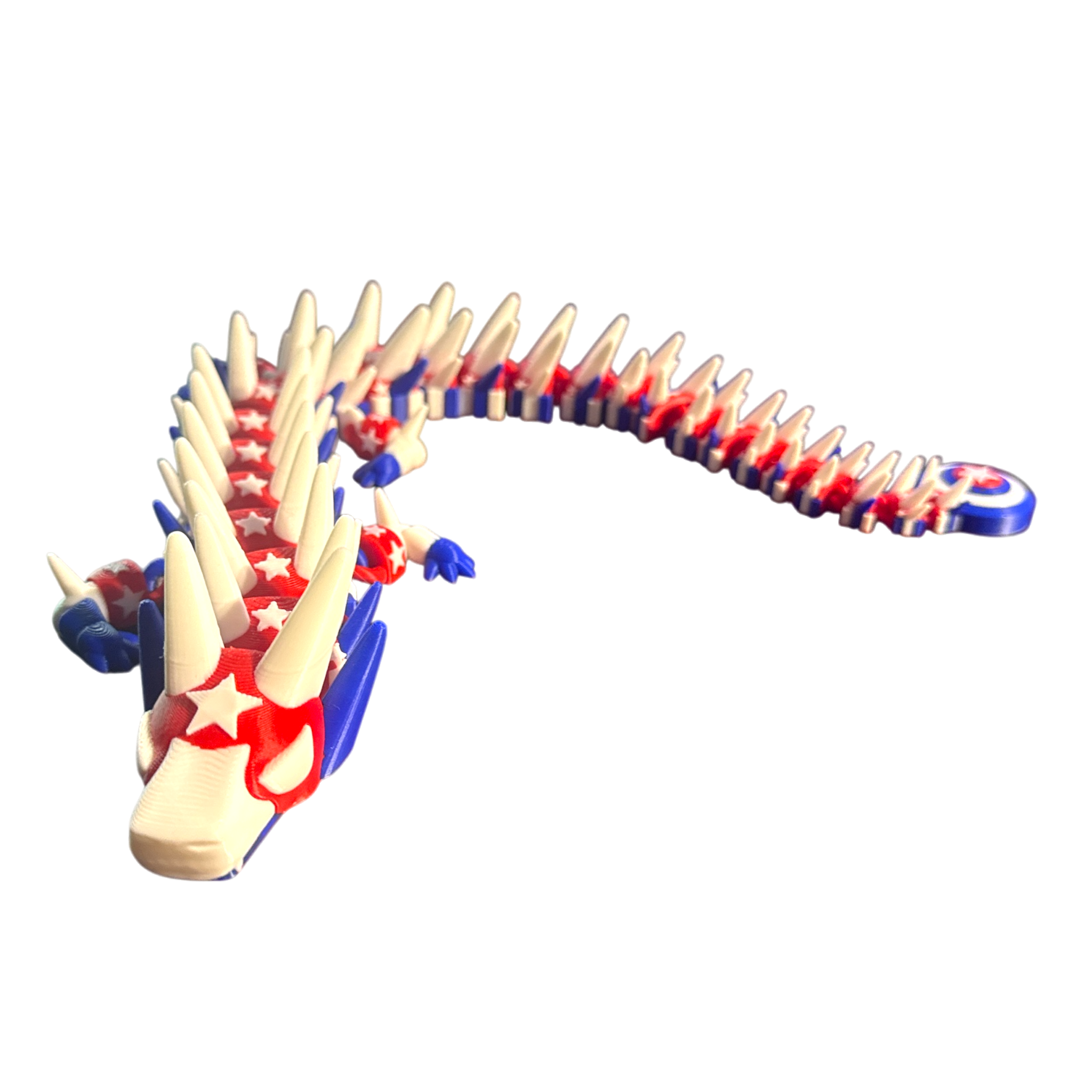 3D‑Printed American Dragon – Fierce, Flexible &amp; Fully Articulated